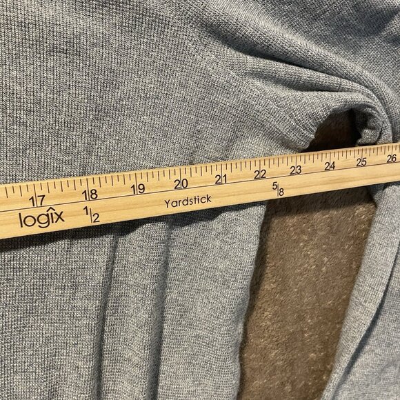 T by Talbots Shirt Womens 2X Cowl Neck Colorblock Real Gray Knit Tunic - Picture 6 of 8